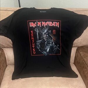 Iron Maiden Black Samurai Graphic Tee